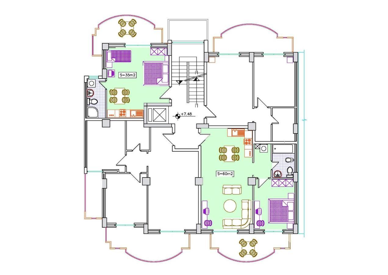 Apartment Urania_1 Saranda Kültér fotó